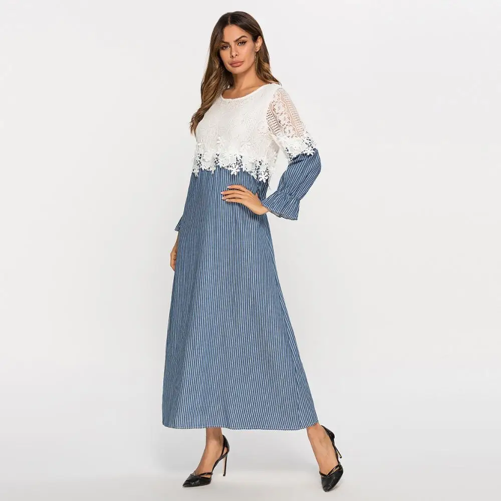 Wholesale Other Lace Dresses Abaya Muslim Dress For Women