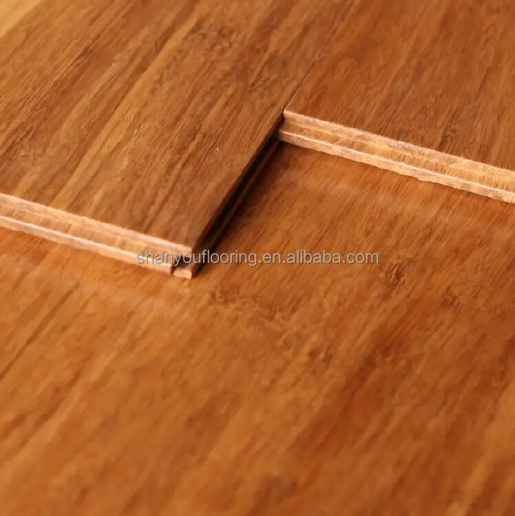 125 mm wide Strand Woven Click Lock Coffee Bamboo Flooring
