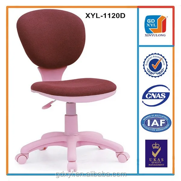 
New product small swivel fabric children chair without armrest 