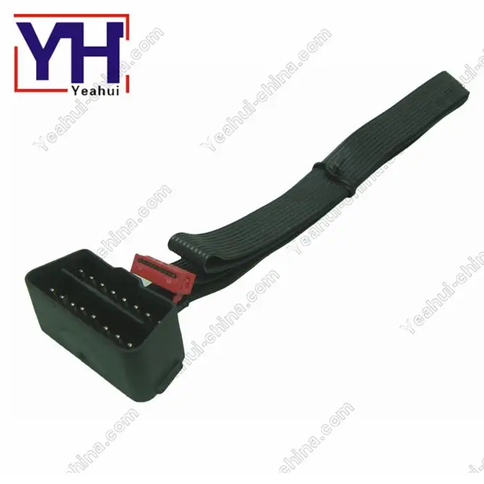 J1962 Obd2 разъем с Ul2651 28Awg плоский кабель поставщиком для GPS трекер M2M устройства