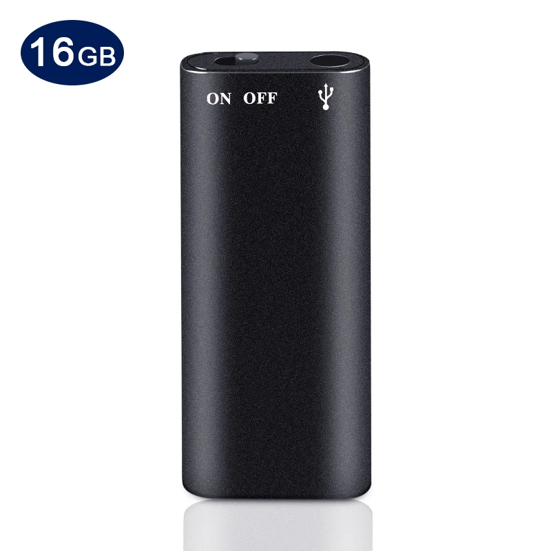 QZT Wholesale 15h Long Time Audio Recorder Digital Voice Recorder Mini Mp3 Player Spy Voice Recorder
