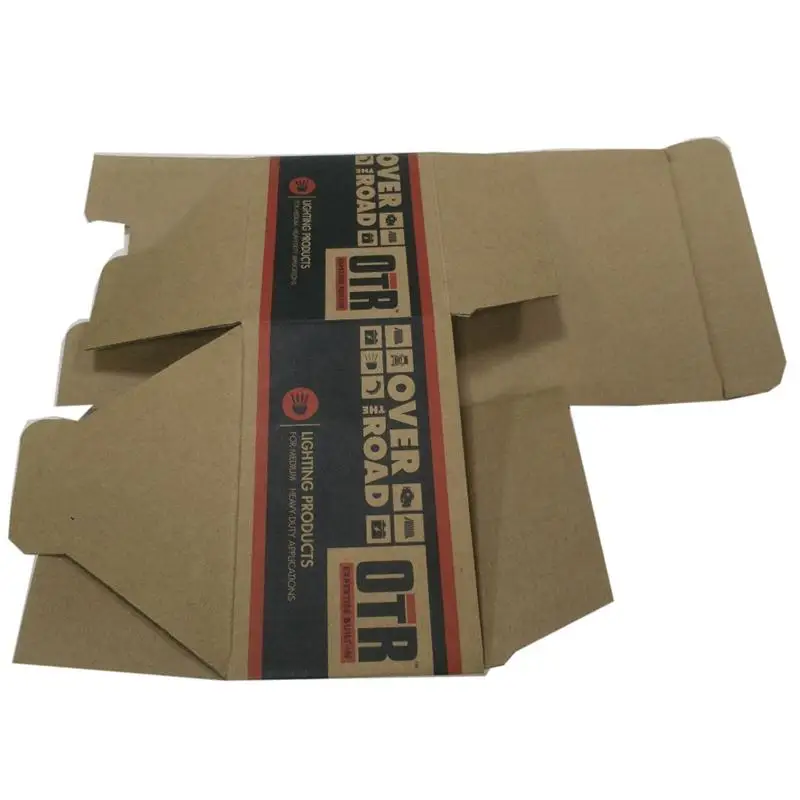 Натуральный коричневый крафт-бумага упаковочная коробка для железа часть на продажу