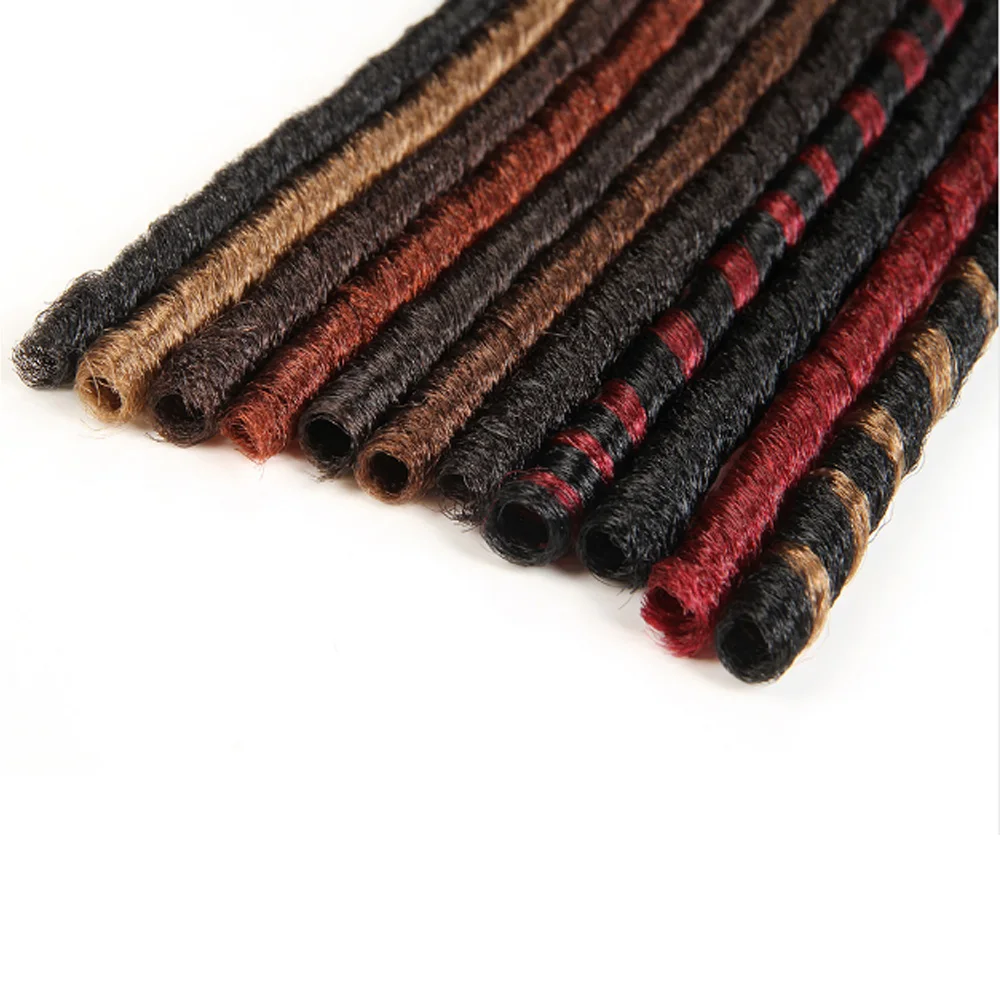 Cheap Braids Short Faux Locs Crochet Synthetic Hair for Black Women Dreadlock Locs Crochet Hair Pre-Looped  in braiding Hair