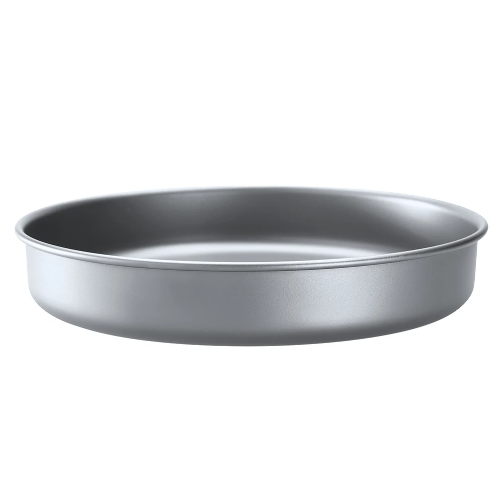 Titanium Food Grade  handle 1000ML Frying Pan With outdoor camping hiking tableware