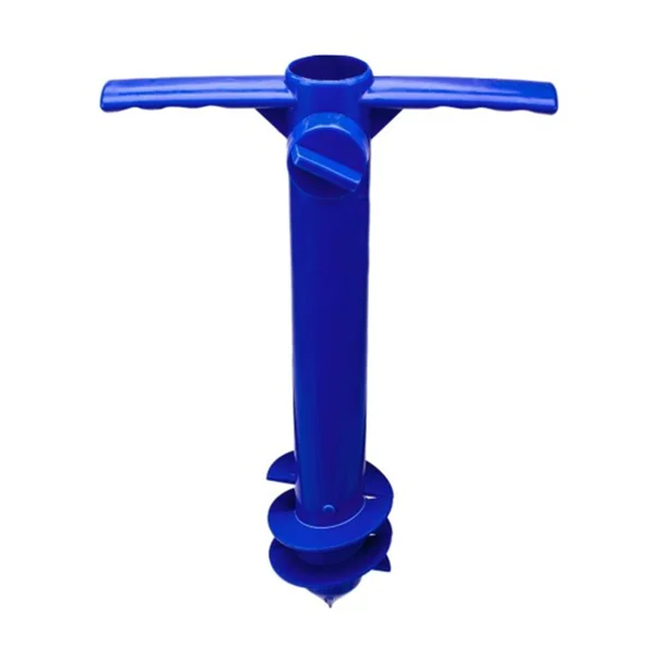 Beach Umbrella Base Sand Anchor Stand Plastic Screw Strong Spike Auger