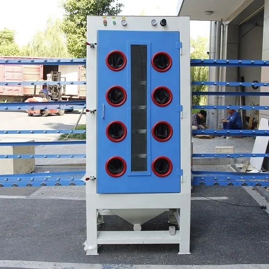 CL-1080B Manual Vertical Glass Sandblasting Machine for Building Glass