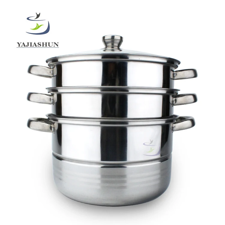 OEM&ODM 3 Layer Steamer Stainless Steel Rice Noodles Roll Steamer/Pasta Steamer Pot
