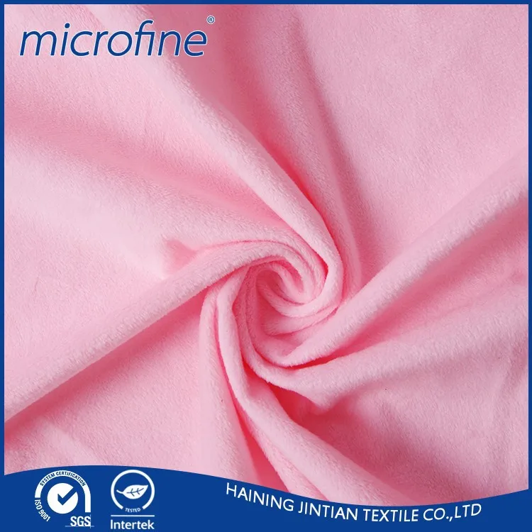 1.5 мм 100% полиэстер velboa бархатной ткани для плюшевые тапочки