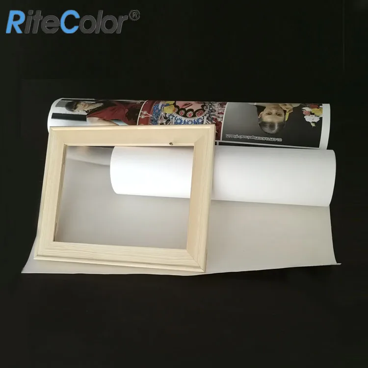 
380gsm Blank Artist Rolled Eco Solvent Poly Cotton Canvas For Inkjet Printing 