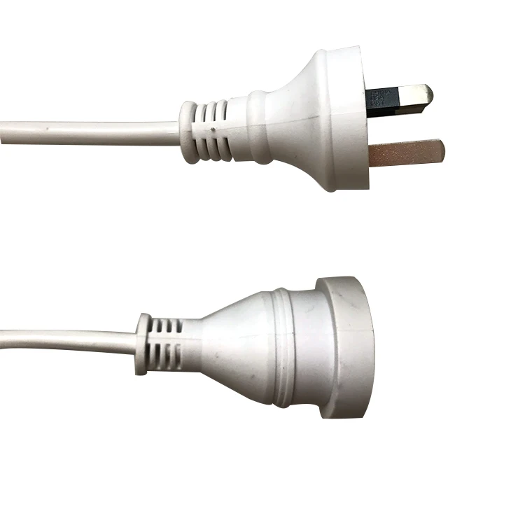 High Quality SAA 10A 250V 3 Flat Flags Universal Plug with Australia Piggyback Extension Cord