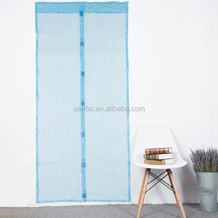 BaiChuan folding Magnetic double door screen mesh