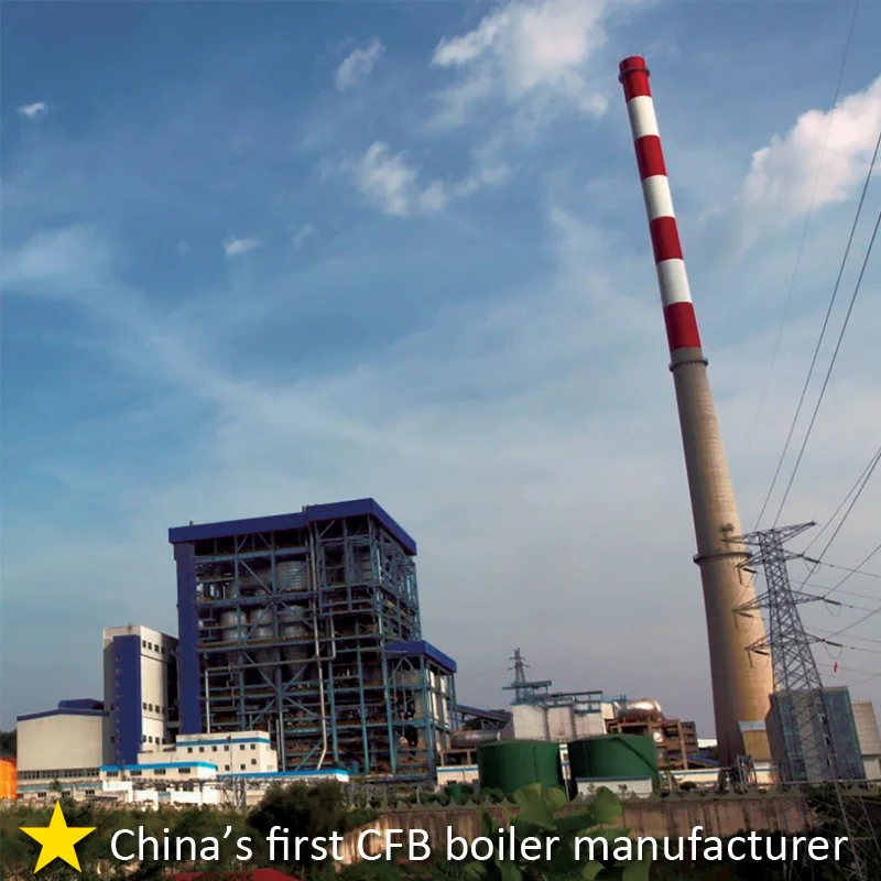 Energy-saving solide waste /bituminous coal fuel hot water circular flow bed CFB boiler