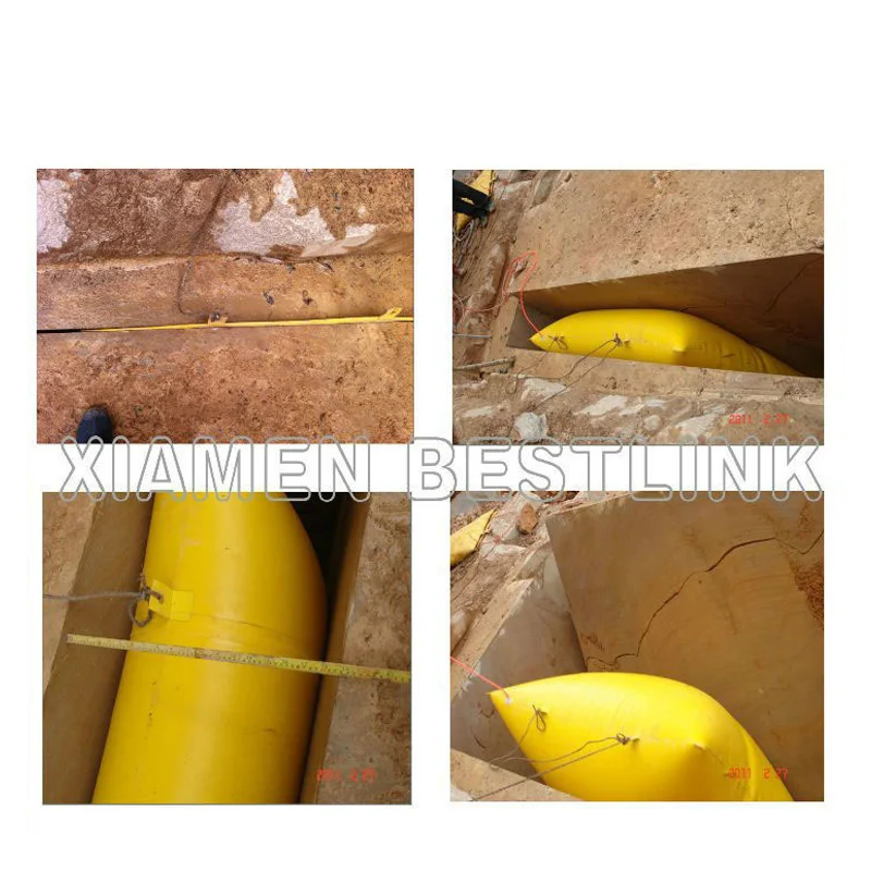 air bag marble block pushing tool