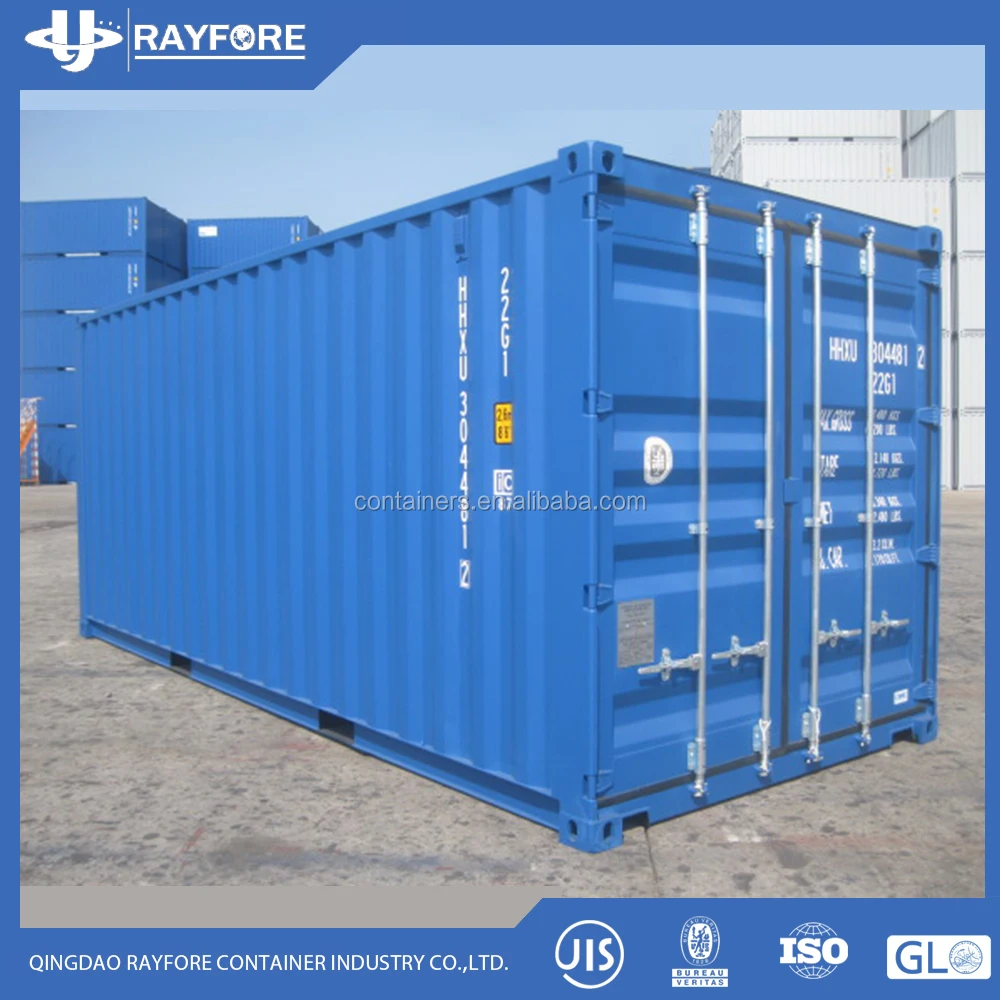 20ft sea cargo standard shipping container
