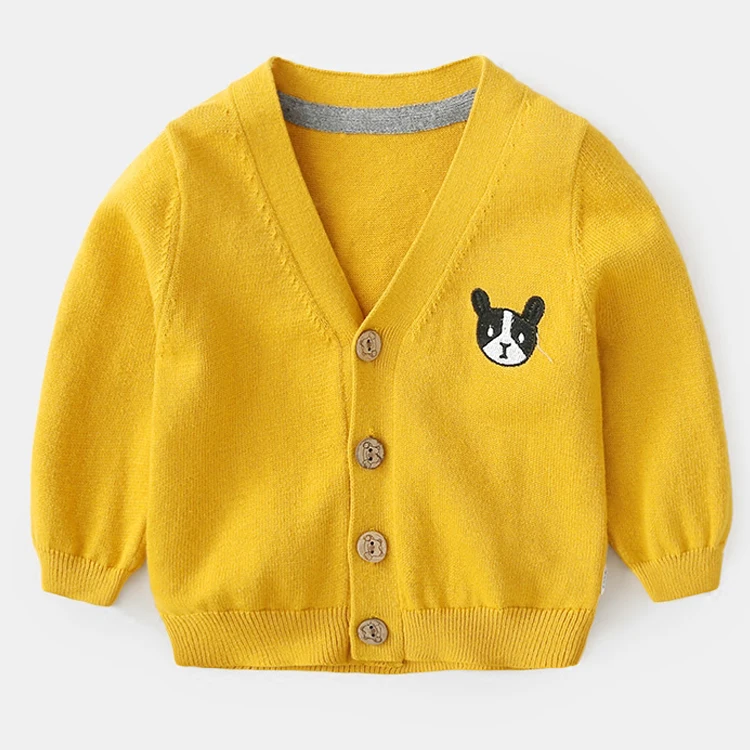 
OEM ODM Factory Buttons down woolen sweater Newborn Baby Knit Cardigan 