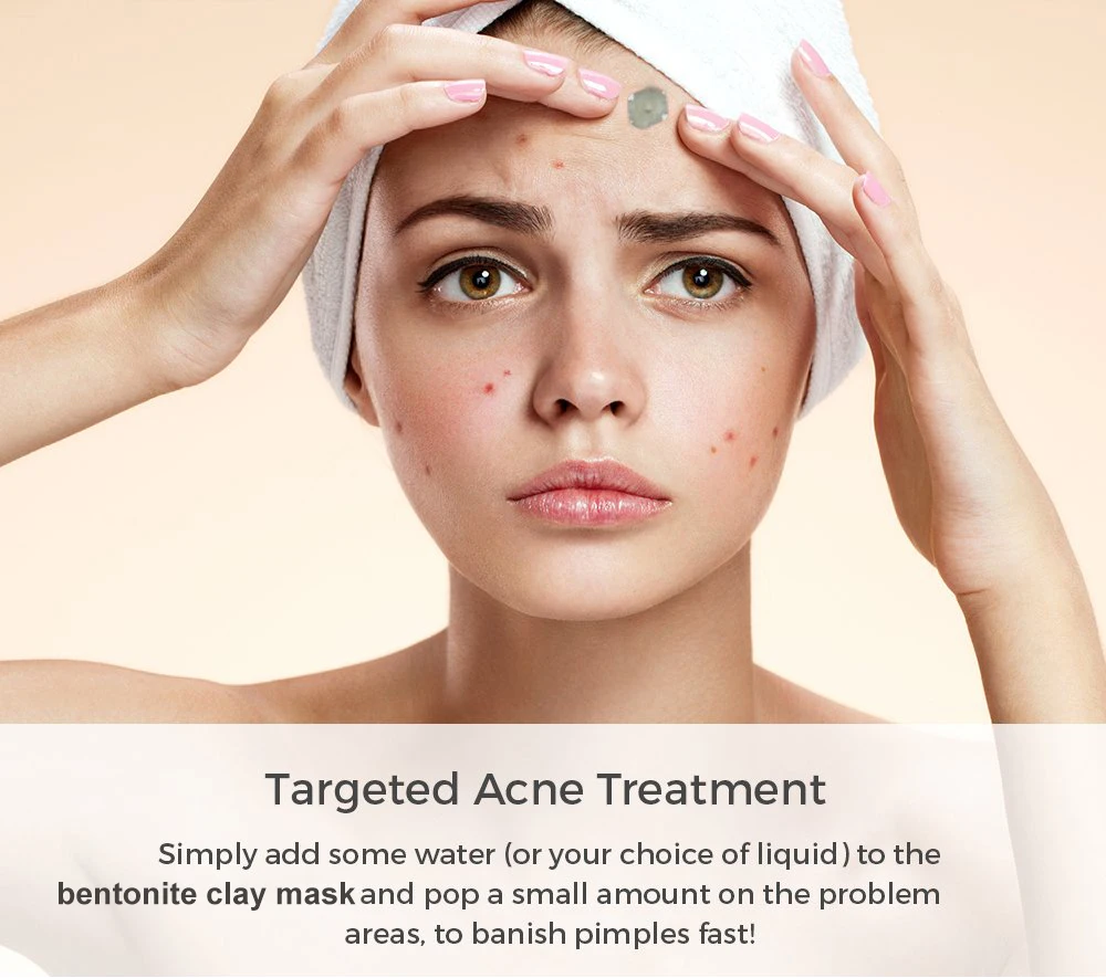 Private Label Body And Hair Care Products Organic Bentonite Clay Mask