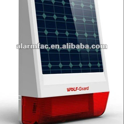 New Wireless solar energy alarm siren from chinese manufacturer