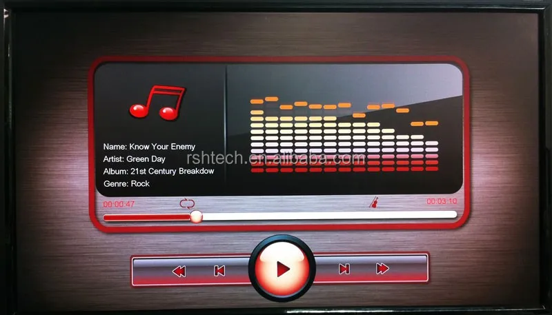 1080P Advertisement USB Media Player TV Display Remote Control Digital Media Player 3D full hd media player