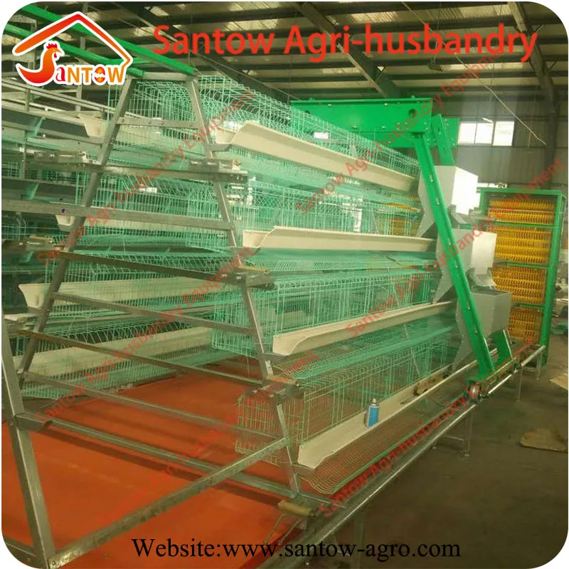 A type 4 tier chicken battery layer cages poultry feeder chain for poultry farm