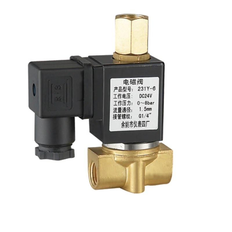 231Y 3 way solenoid valve Brass body stainless steel