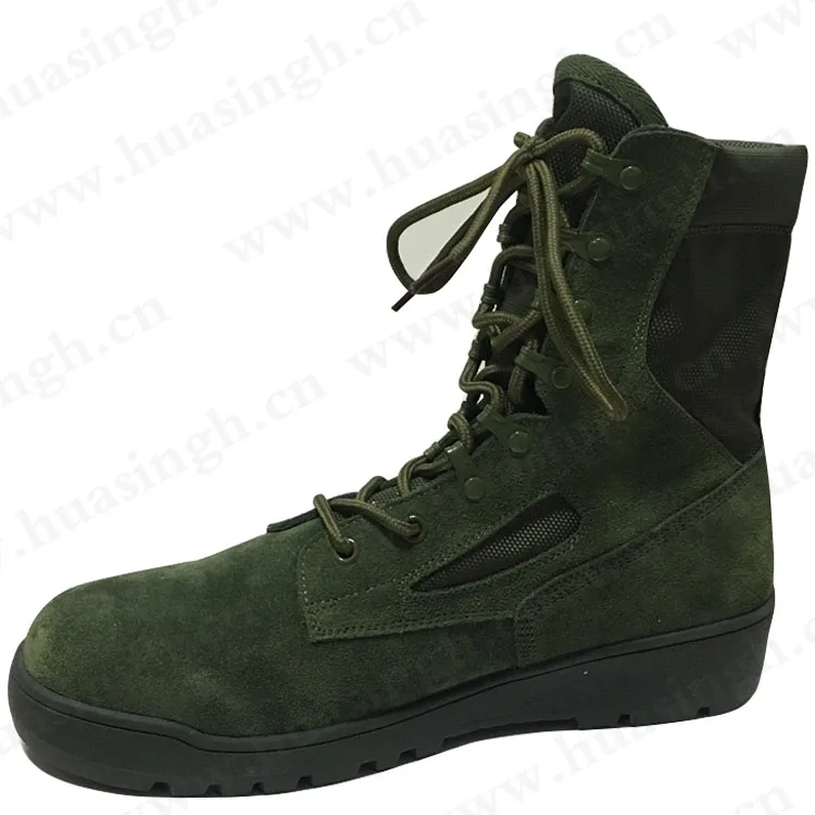 XQQ,  China supply fashion Belleville sole jungle desert combat boots suede leather oil resistant tactical military boots HSM056