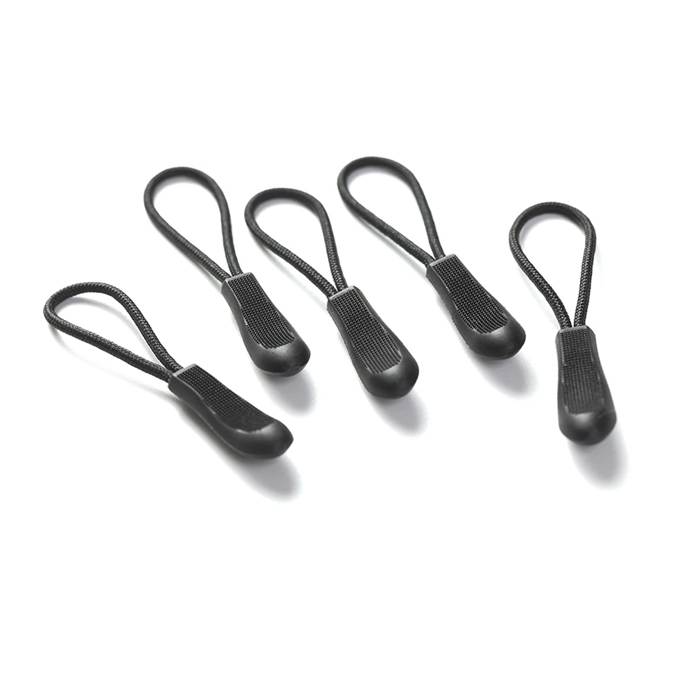
Factory direct sale soft plastic cord zipper slider puller custom rubber zipper pulls 