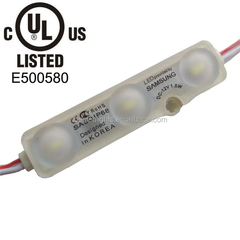 
3leds 5630 SAMSUNG Led Module cUL Listed Module string KOREA for LED sign letter 