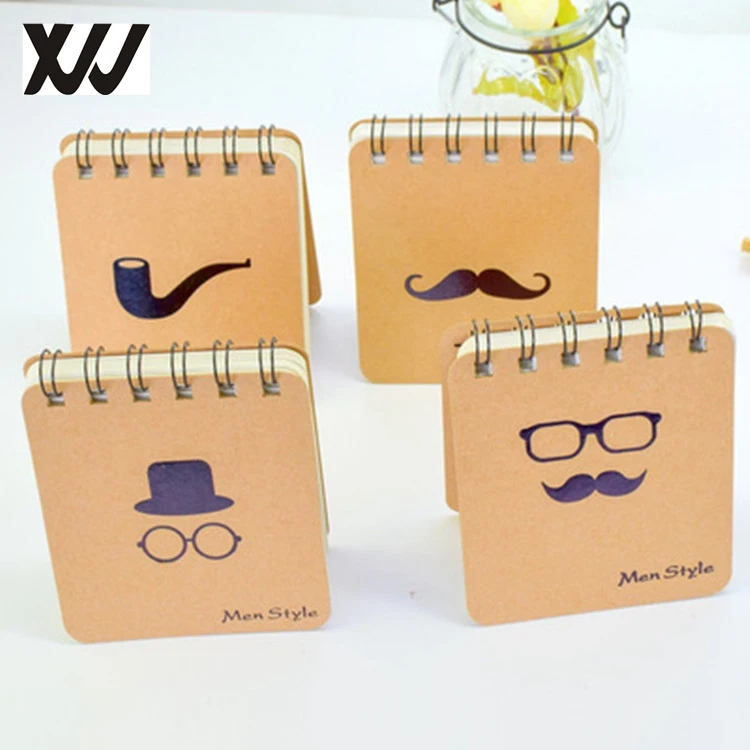 Small size Korean notebook with blank paper spiral notebook