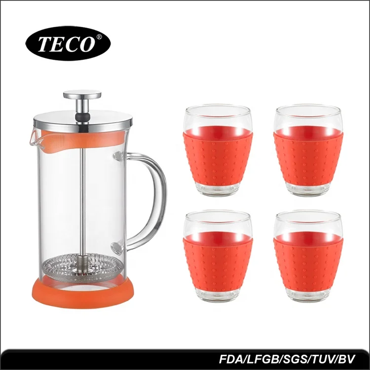 Promotion 3 Pcs French Coffee Press Set  Coffee Press,Glass Coffee Sets