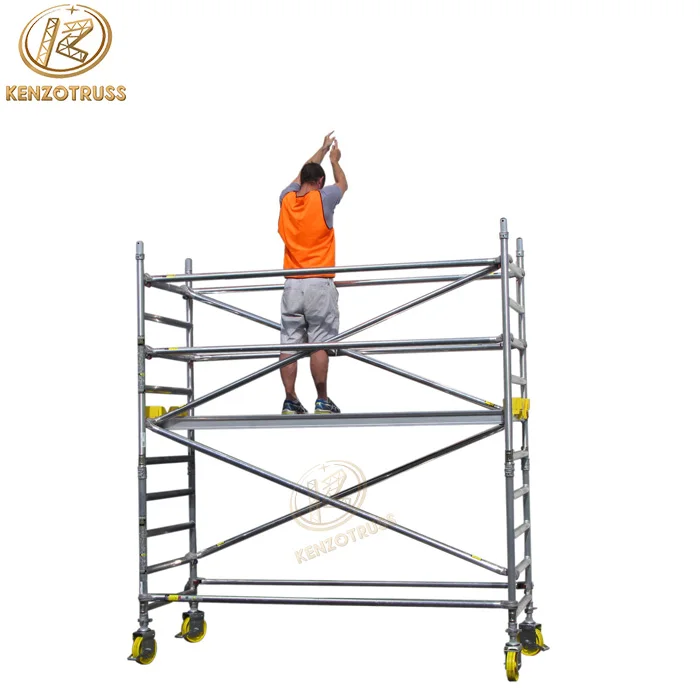 Aluminum Alloy Scaffolding Material Mobile Multifunctional Portable Scaffolding TUV Certificated