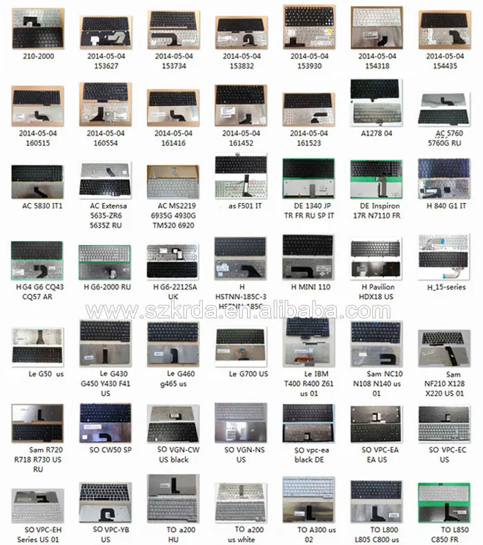 Replacement keyboard for Packard Bell Easynote MH35 MH45 MH36 laptop keyboard US/SP/IT/UK/AR/RU/FR layout