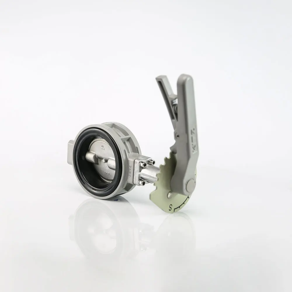 TKFM анти-пот вафельное соединение алюминиевый сплав корпус бабочка клапан 6 дюймов