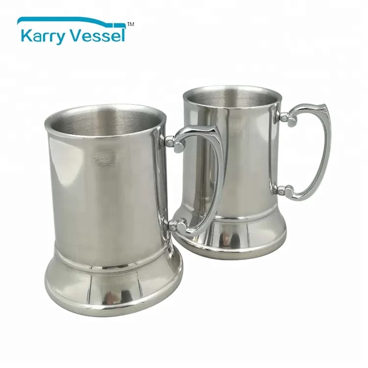 KARRY 450 ML High quality Stainless Steel Tankard / Coffee or Beer Mug/cup