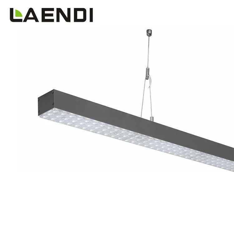 supermarket and office link able led linear light with UGR<19