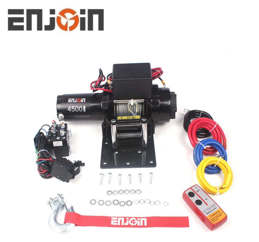 ENJOIN 4500Lb Winch Electric Winch 3000Lbs Electric Winch 12V