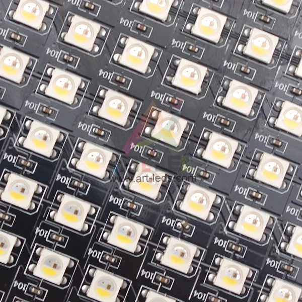 
Flexible SK6812 RGBW LED Matrix 8x8 - 64 RGBW LED Pixels 