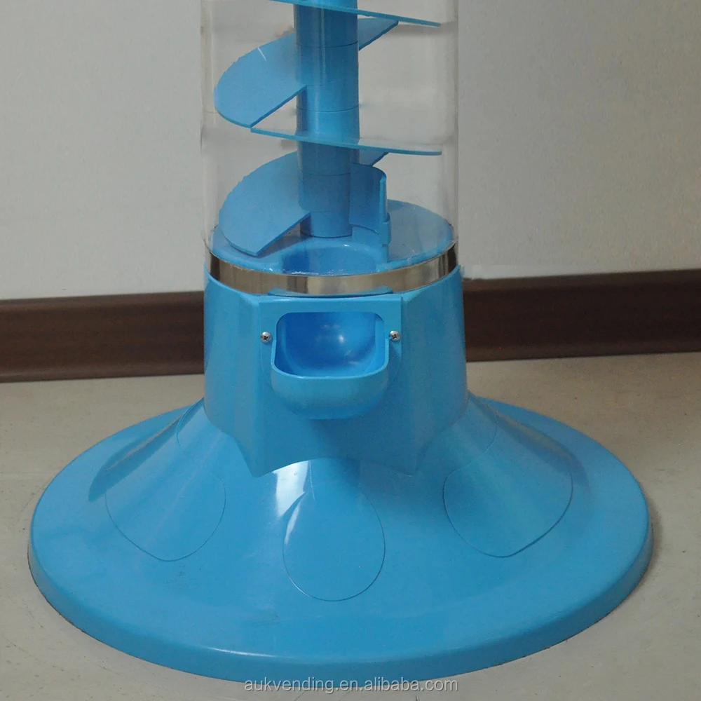 bulk spiral candy capsule bouncy ball station vending machine