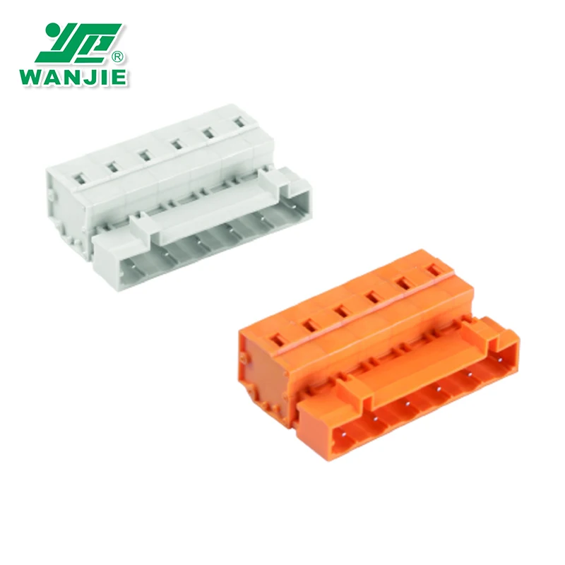 Wanjie  listed 7.62mm pitch Female/Male Multi-Purpose Spring MCS Terminal Blocks WJ0703-04