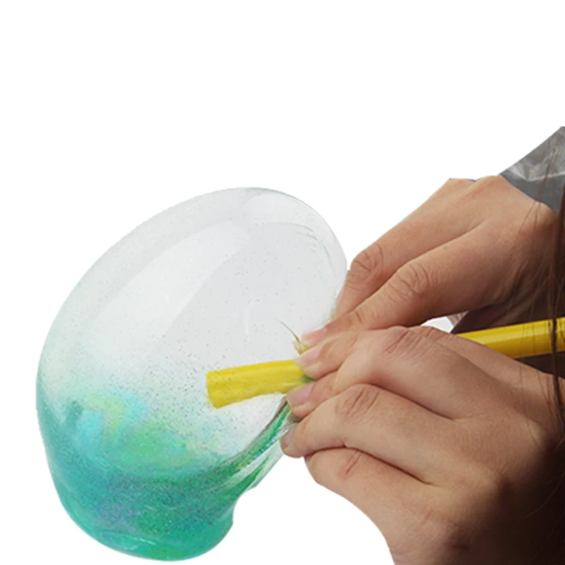 Одобренная ASTM 150 г Капсульная глина с блеском слайм из мягкого кристалла