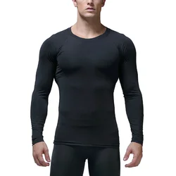 Custom Cheap Clothes Long Sleeve T Shirt Men Compression Running Fitness T-shirt Gym Clothes Wholesale Sportswear Sweatsuit Mens