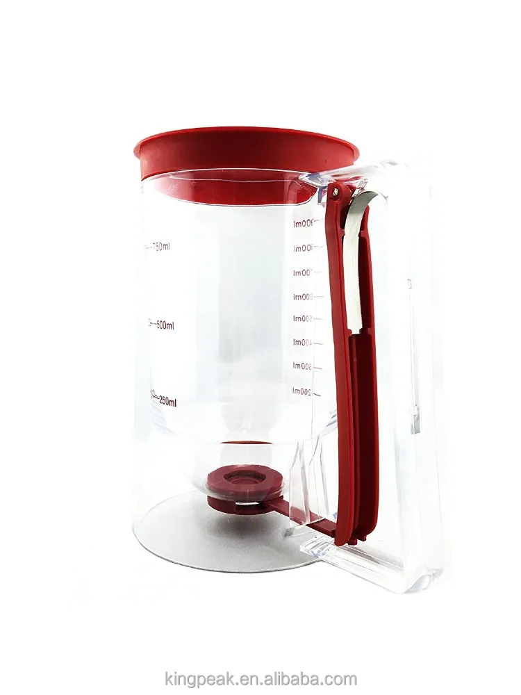 Hot Selling Cupcakes Pancakes Cookie Cake Waffles Batter Dispenser Cup Measuring Baking Tools batter Cream Speratator