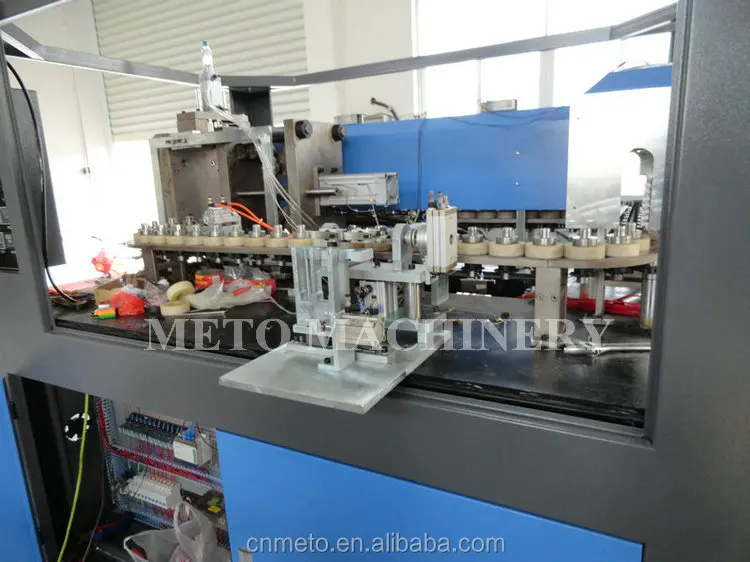 KM-600 6 полости ПЭТ бутылки (для воды) воздуходувки машина Servo