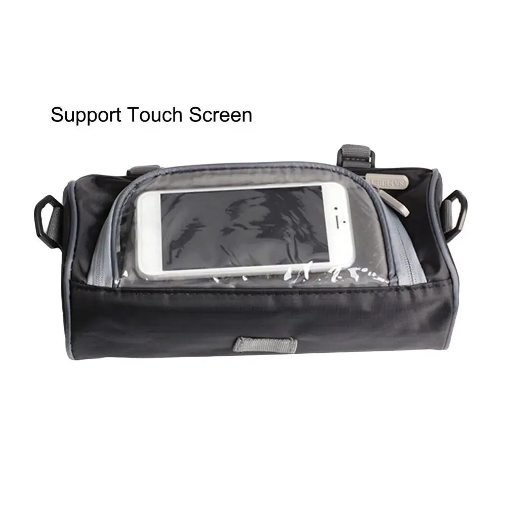 
OEM Motorcycle Windshield Bag Handlebar Fork Bag with Transparent Touch Screen 