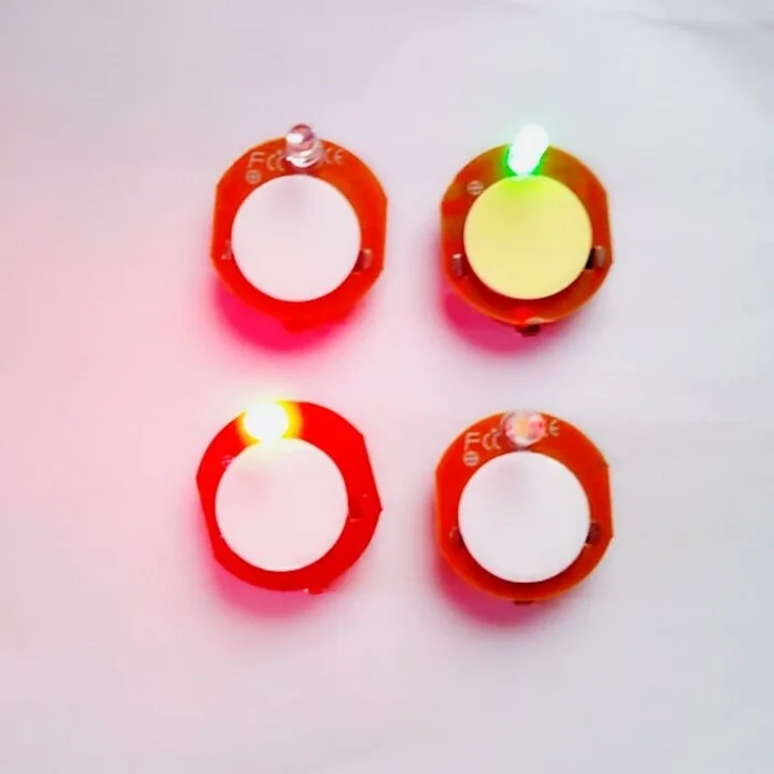Single Blue color Wire Free LED/micro led flashing lights