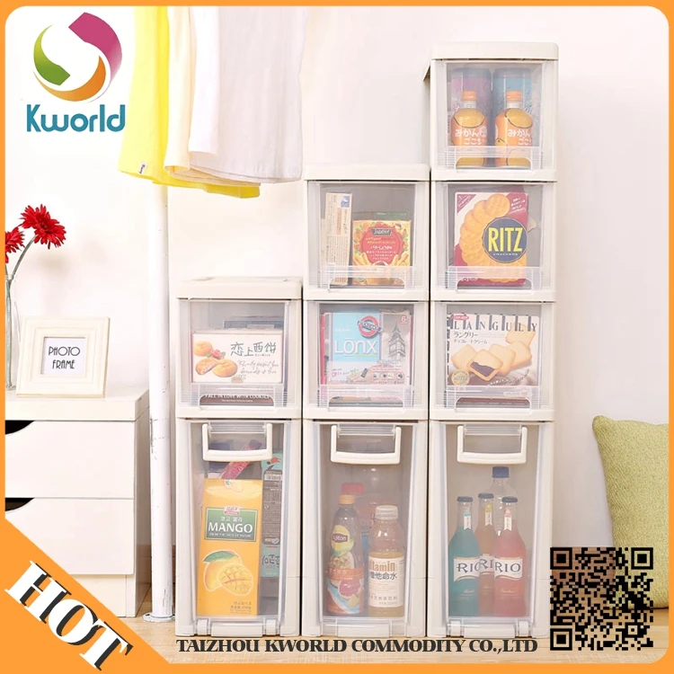 Compartments Food Storage Containers,43*22*62.5cm Big Plastic Storage Box