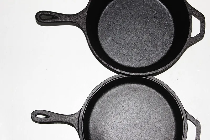 Seasoned Cast Iron 3 Quart Dutch Oven Set with Skillet Lid