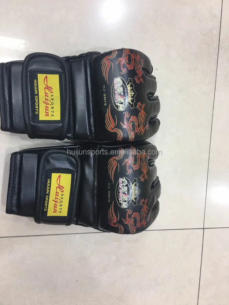 HJ-G85116 High quality HUIJUN Boxing Equipment Guantes de Boxeo MMA Boxing sanda hand gloves for training punching combat glove