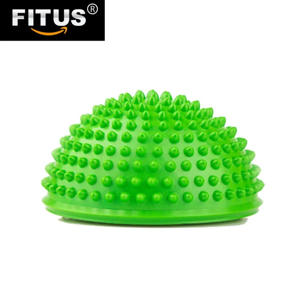 
FITUS PVC Inflatable Half Yoga Massage Ball Fitness Balance Exercise Stepping Stones Point Appliance Half Yoga Ball 