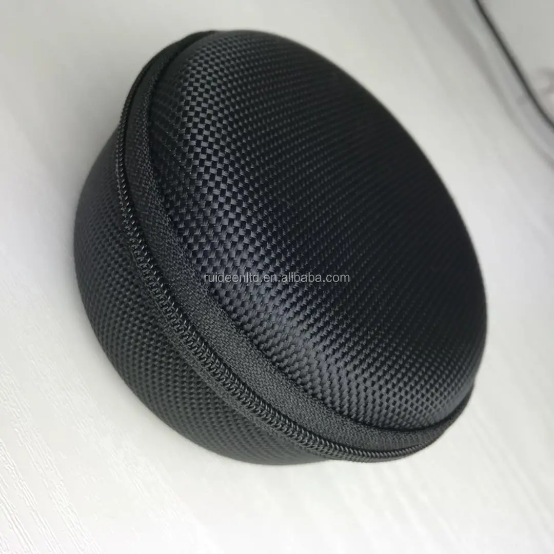 
10.5CM Diameter, 5.5CM Height 1680D Nylon Surface Material Round Hard Shell EVA Case for Speaker(LZH-15) 