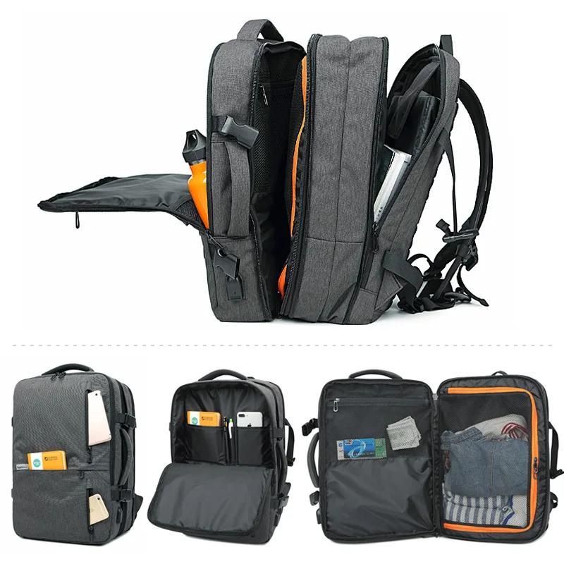 Laptop bag business case travel foldable backpack big capacity computer rucksack TC backpack